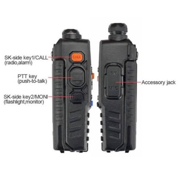 Baofeng UV-5RA V/UHF 136-174/400-520MHz Dual-Band Two-way Radio Walkie Talkies Sports & Outdoors - DailySale