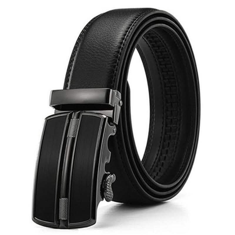 Barbados Men's Solid Buckle Leather Belt with Automatic Ratchet Men's Apparel 36 43 No. 3 - DailySale