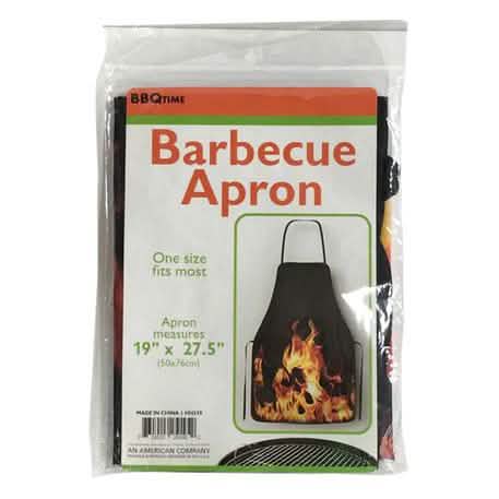 Barbecue Apron with Flame Design Kitchen Essentials - DailySale