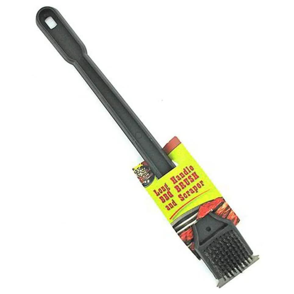 Barbecue Brush and Scraper Kitchen Essentials - DailySale