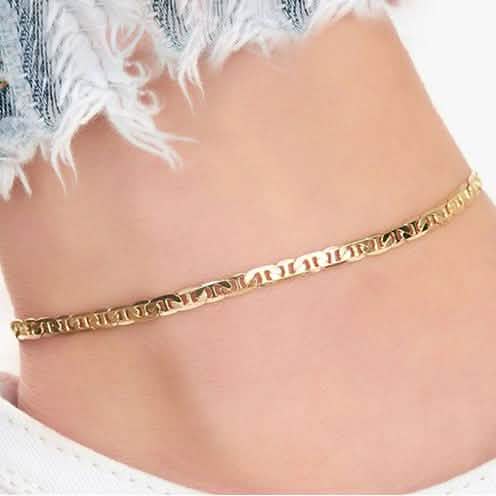 Barzel 18K Gold Plating Mariner Anklet Jewelry - DailySale