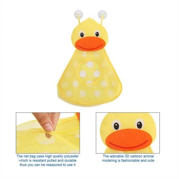 Bath Toy Organizer Net Bathtub Shower Bag Bath - DailySale