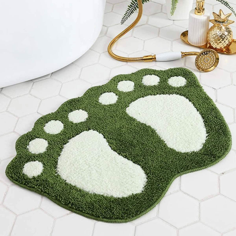 Bathroom Rugs Mats Water Absorbent Non-Slip Mat Used Bath Green 16x24" - DailySale