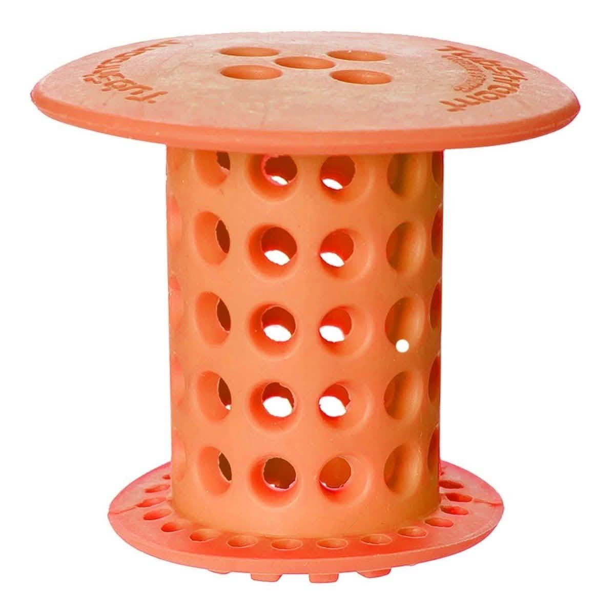 Bathtub Drain Protector and Strainer - Assorted Colors Home Essentials Orange - DailySale