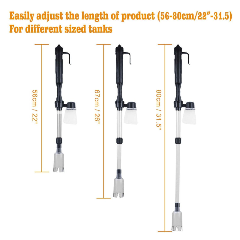 Battery-Operated Aquarium Vacuum Gravel Cleaner Pet Supplies - DailySale