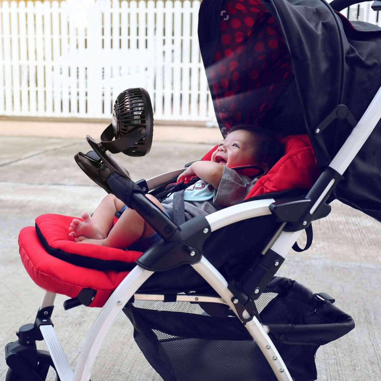 Battery Operated Clip on Mini Desk Fan Household Appliances - DailySale