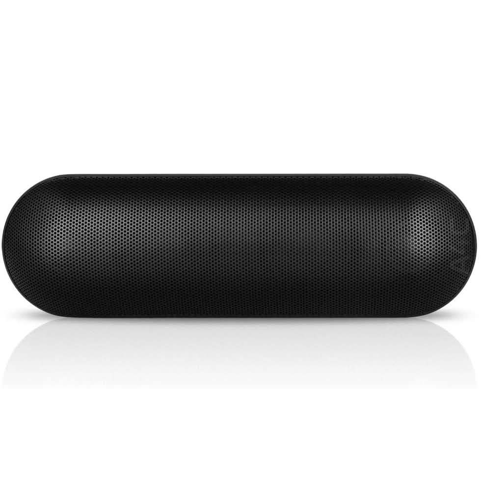 Front view of Beats by Dr. Dre Beats Pill Plus Portable Wireless Speaker (Refurbished) in black