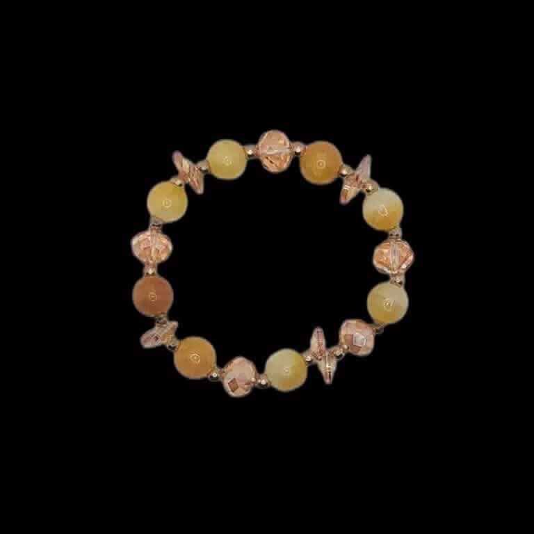 Beautiful Handmade Stone and Glass Beads Bracelets Bracelets - DailySale