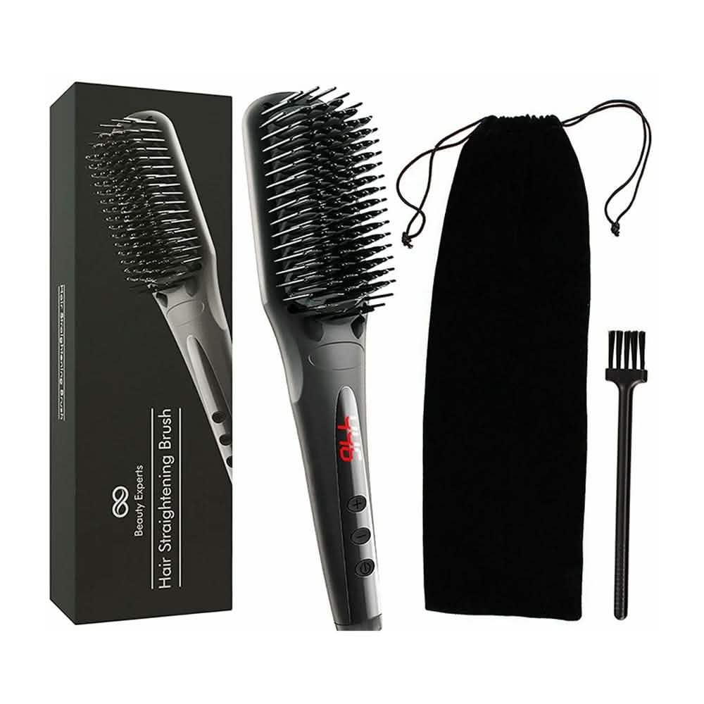 Beauty Experts Ceramic Ion Hair Straightening Brush Beauty & Personal Care - DailySale