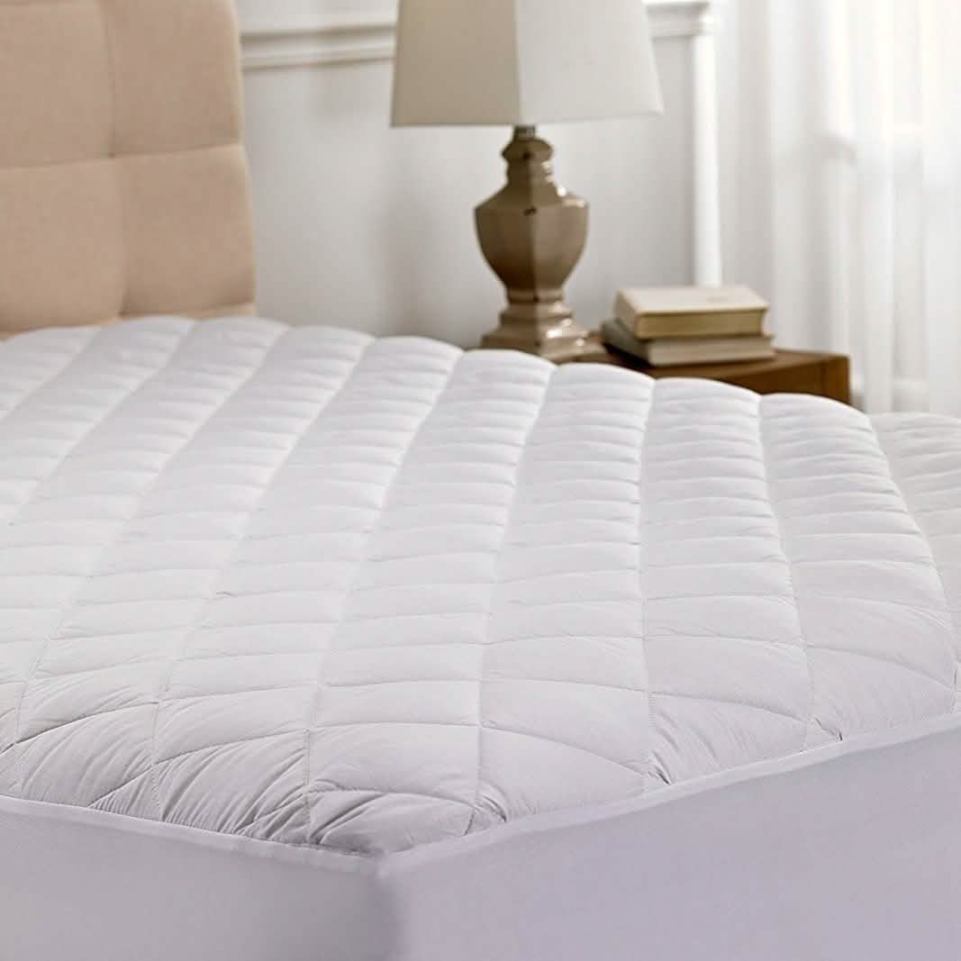Beauty Sleep Ultra Soft Quilted Mattress Pad Protector Hypoallergenic - Assorted Sizes Linen & Bedding Twin XL - DailySale