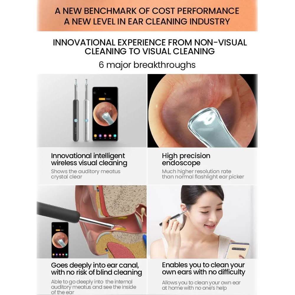 Bebird R1 Wireless Intelligent Visual Otoscope Ear Cleaner Beauty & Personal Care - DailySale