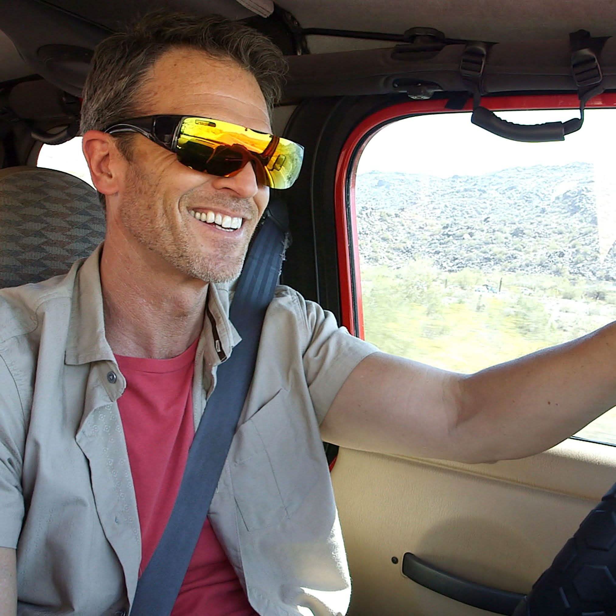 Bell + Howell Flip-Up Tacglasses Give Crisp Clear Vision without any Glare Tactical - DailySale