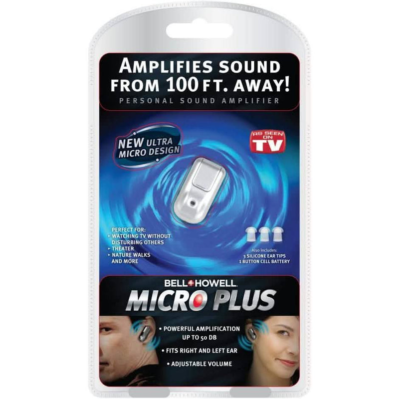Bell+Howell Microplus Hearing Amplifier Headphones & Audio - DailySale