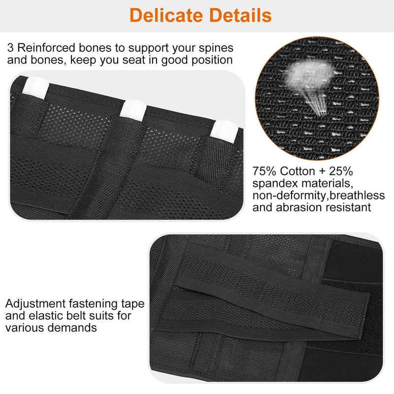 Belt Lower Back Brace Pain Relief Waist Wrap Band Fitness - DailySale