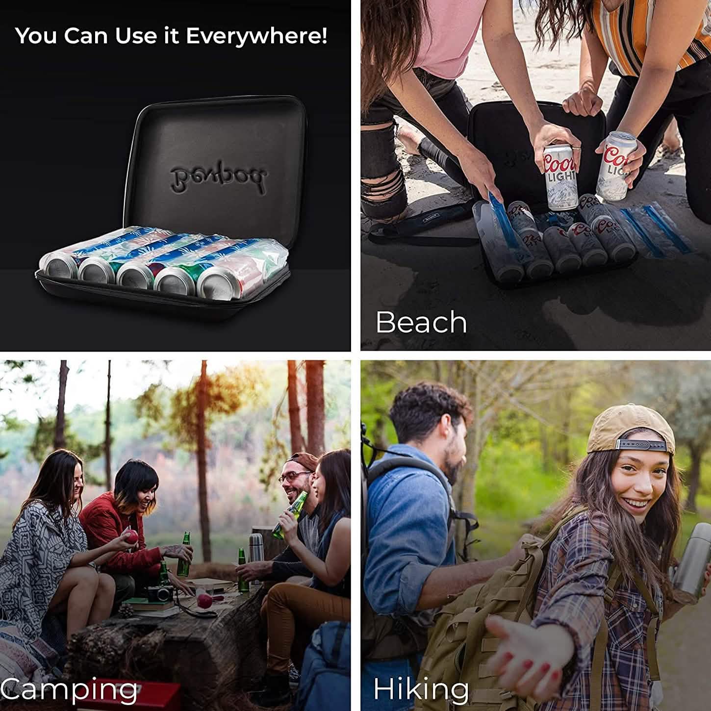 BevPod Ultra Slim Picnic Cooler Sports & Outdoors - DailySale