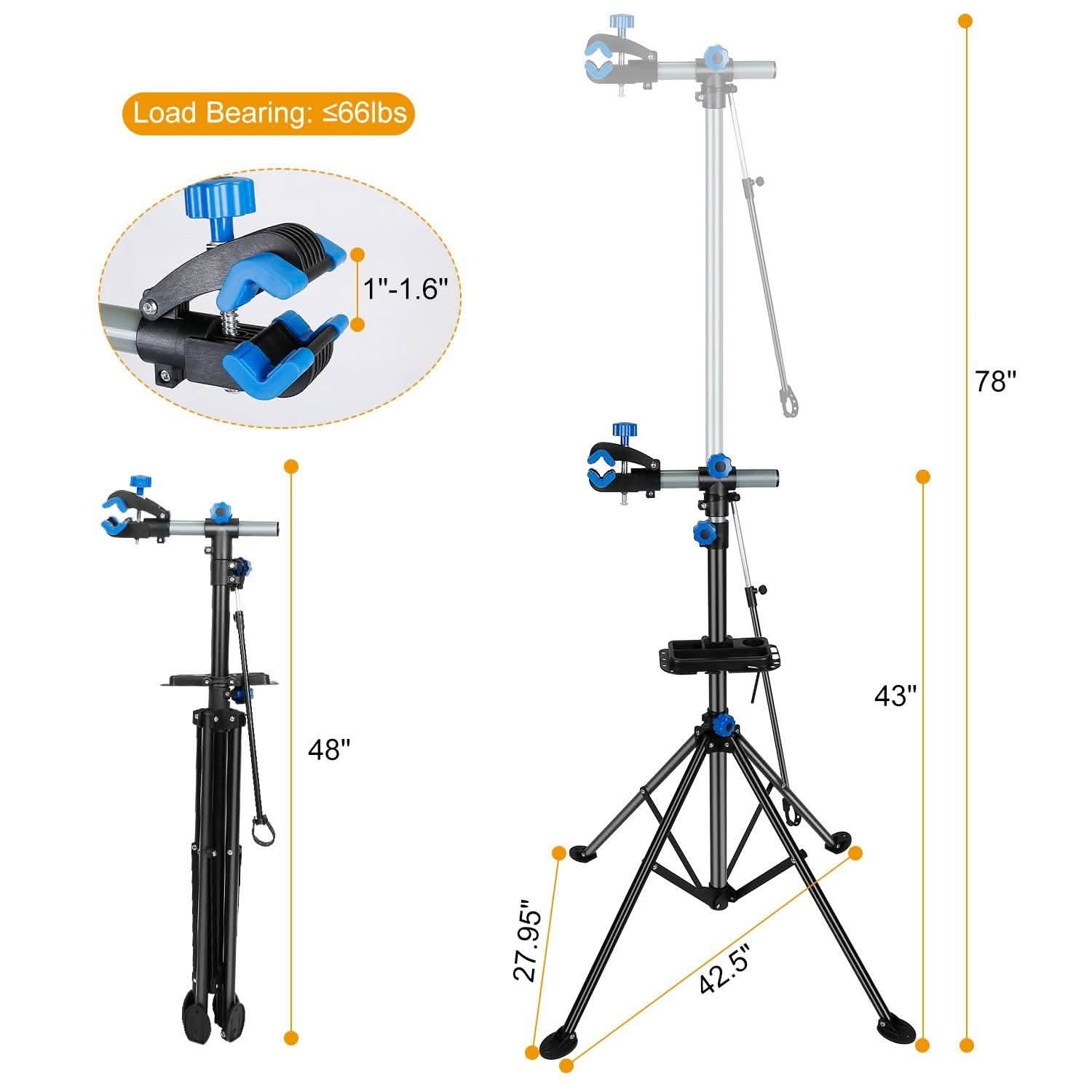 Bicycle Repair Foldable Stand Rack Sports & Outdoors - DailySale