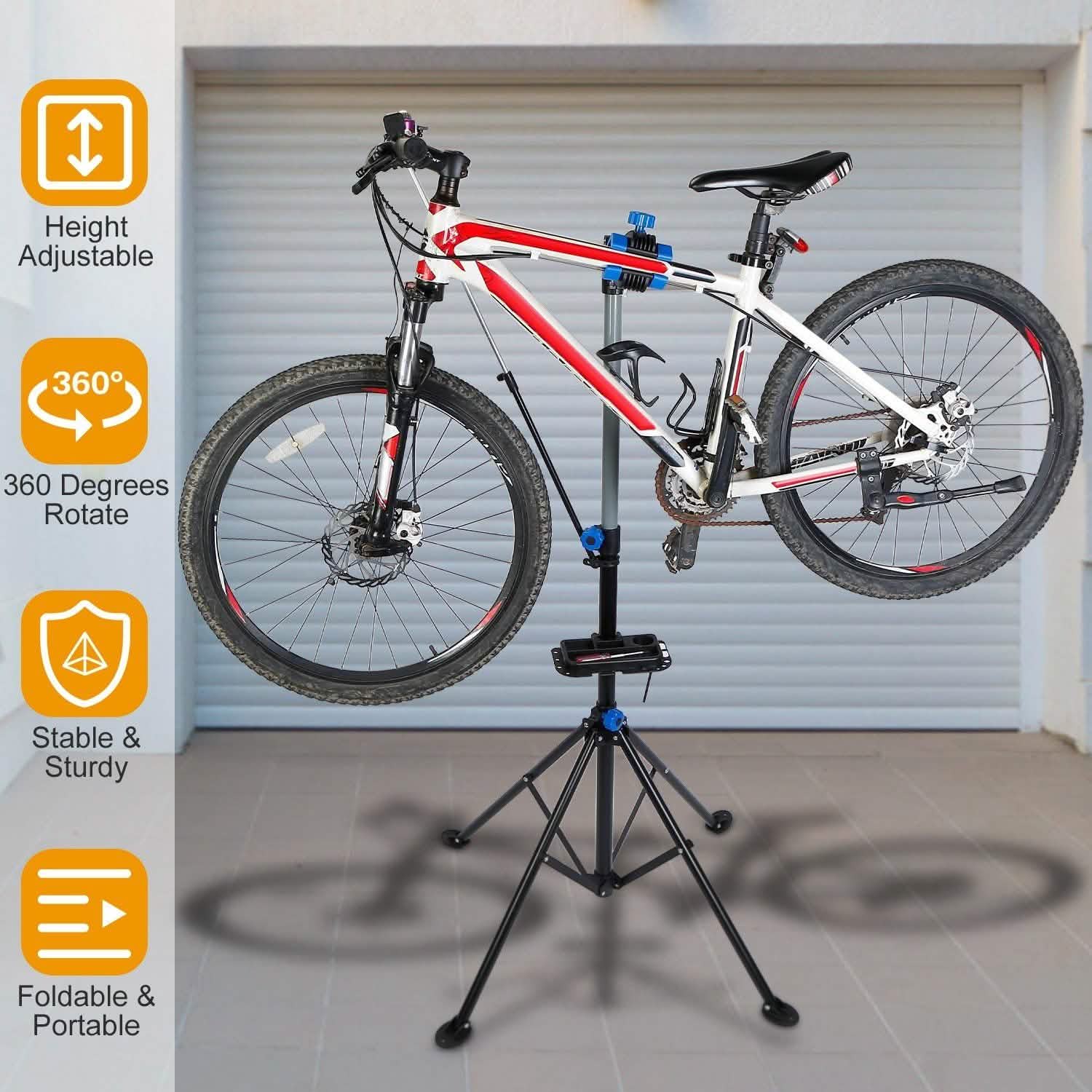 Bicycle Repair Foldable Stand Rack Sports & Outdoors - DailySale