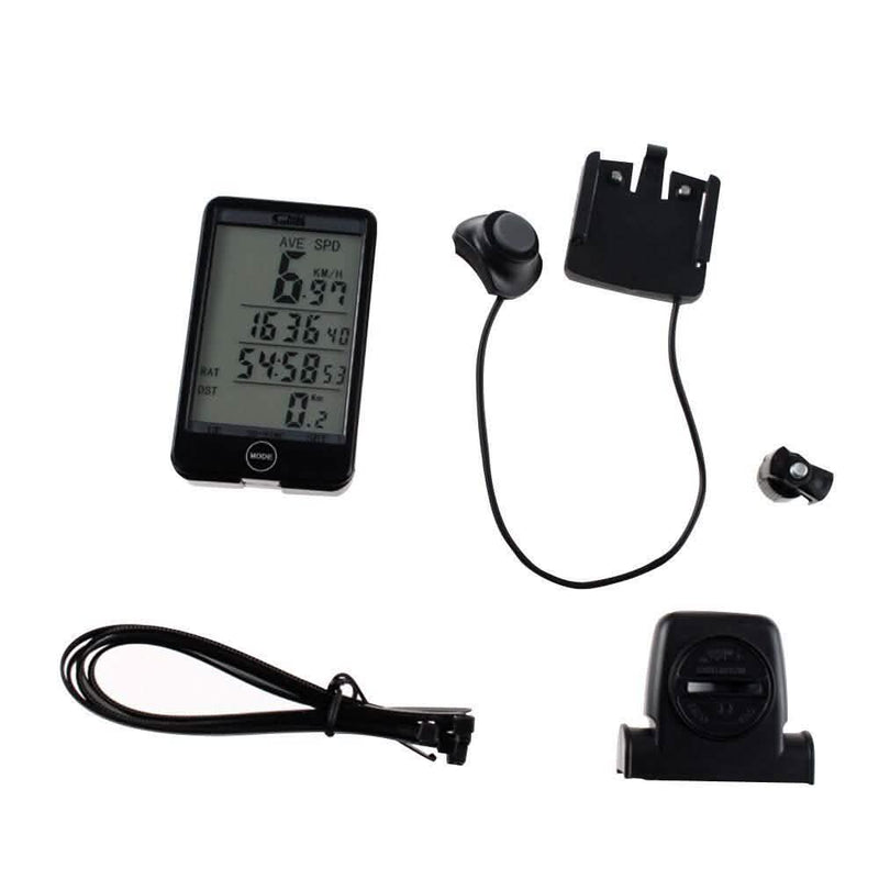 Bicycle Wireless LCD Digital GPS Cycle Computer Backlight Speedometer Odometer Sports & Outdoors - DailySale