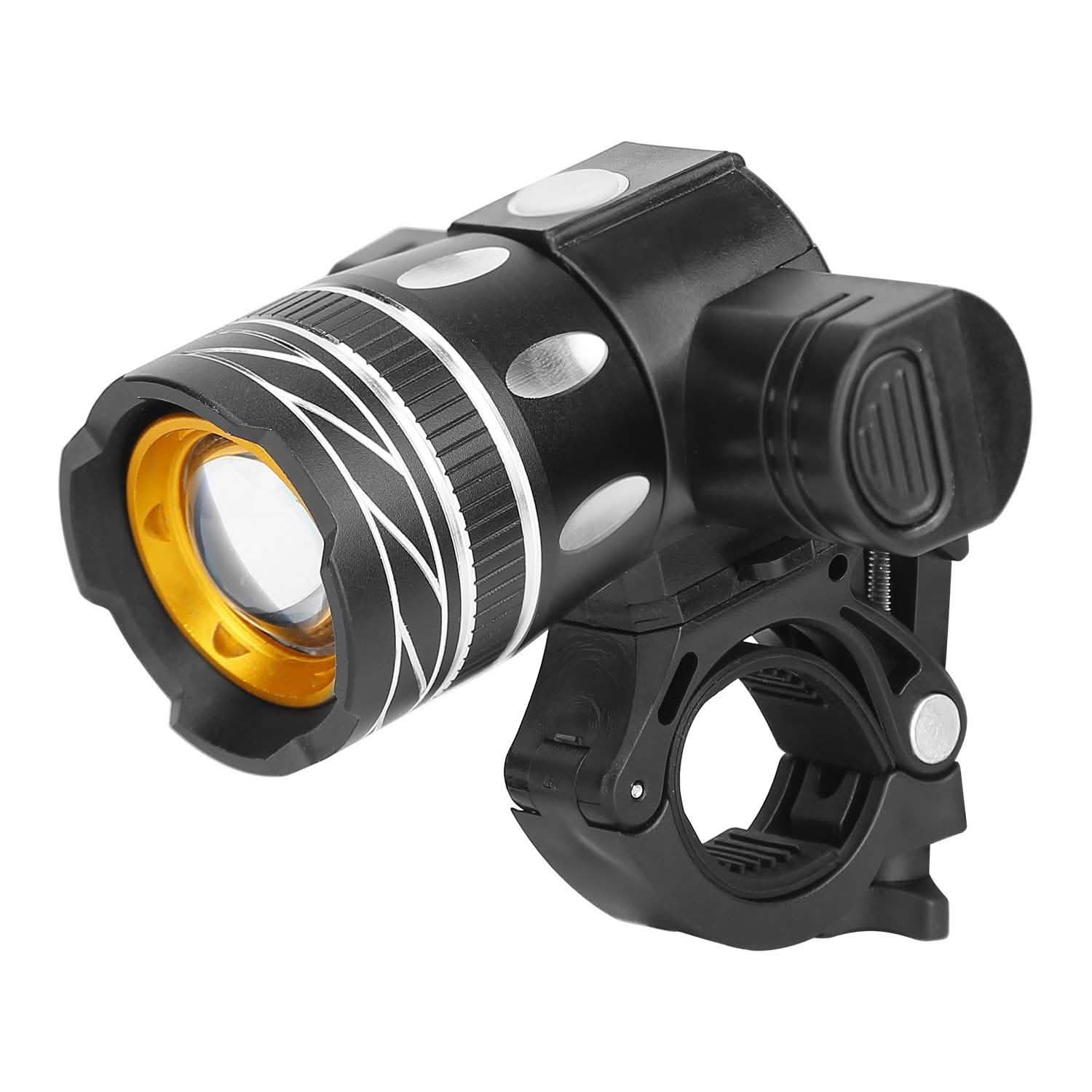 Bike Headlight USB Rechargeable with Bracket Sports & Outdoors - DailySale