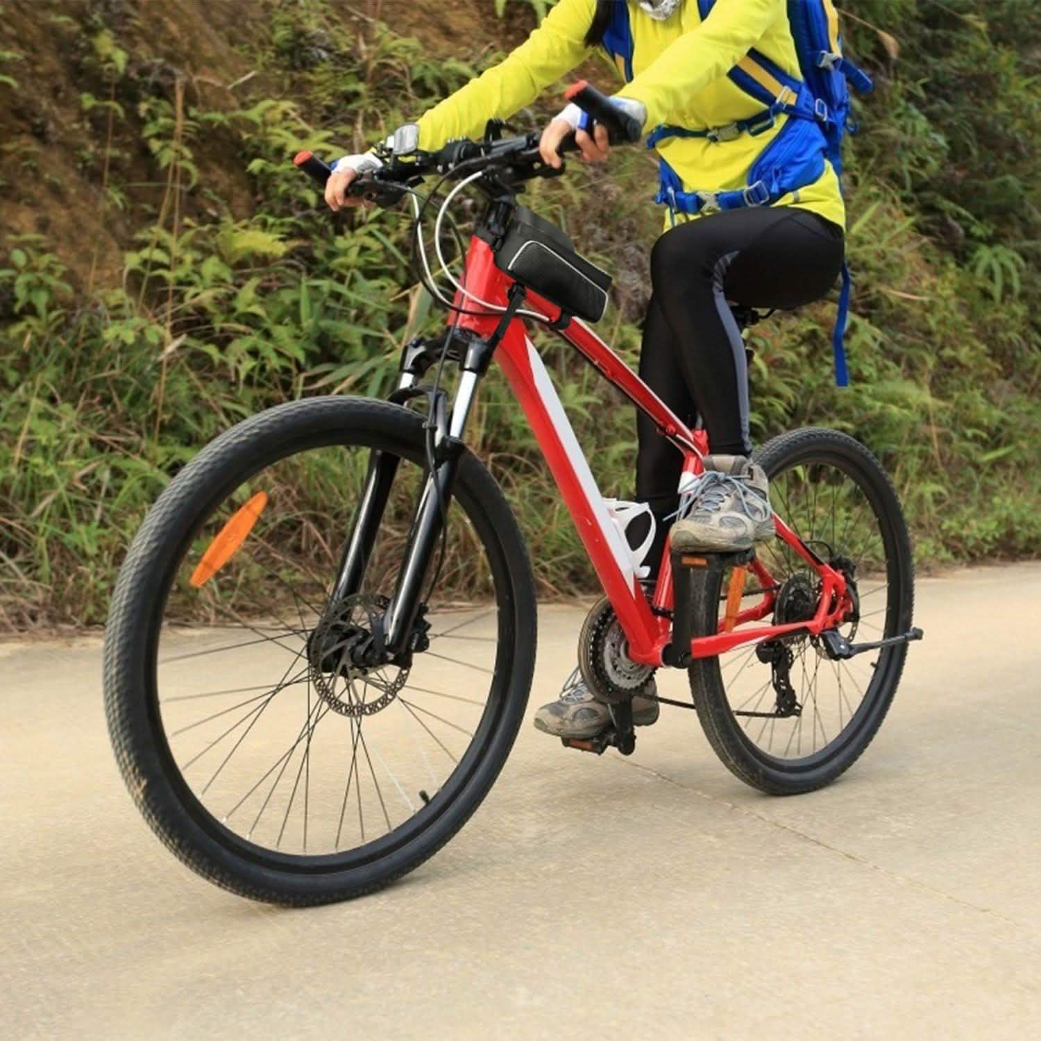 Bike Phone Front Frame Bag with Touch Screen Sun-Visor Sports & Outdoors - DailySale