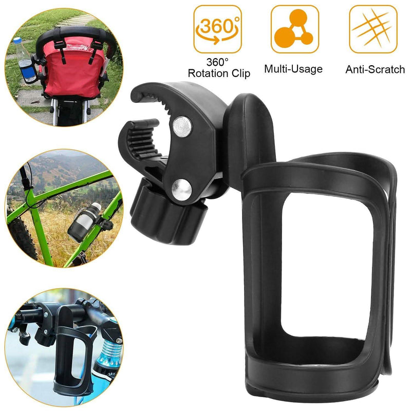 Bike Water Bottle Holder 360° Rotating Drink Cup Cage Sports & Outdoors - DailySale
