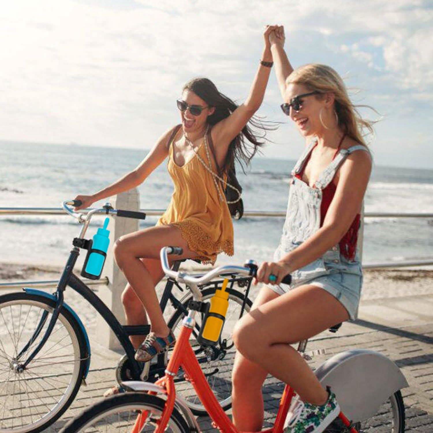 Bike Water Bottle Holder 360° Rotating Drink Cup Cage Sports & Outdoors - DailySale