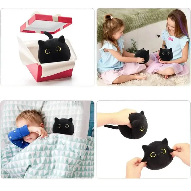Black Cat Plush Toy Toys & Games - DailySale