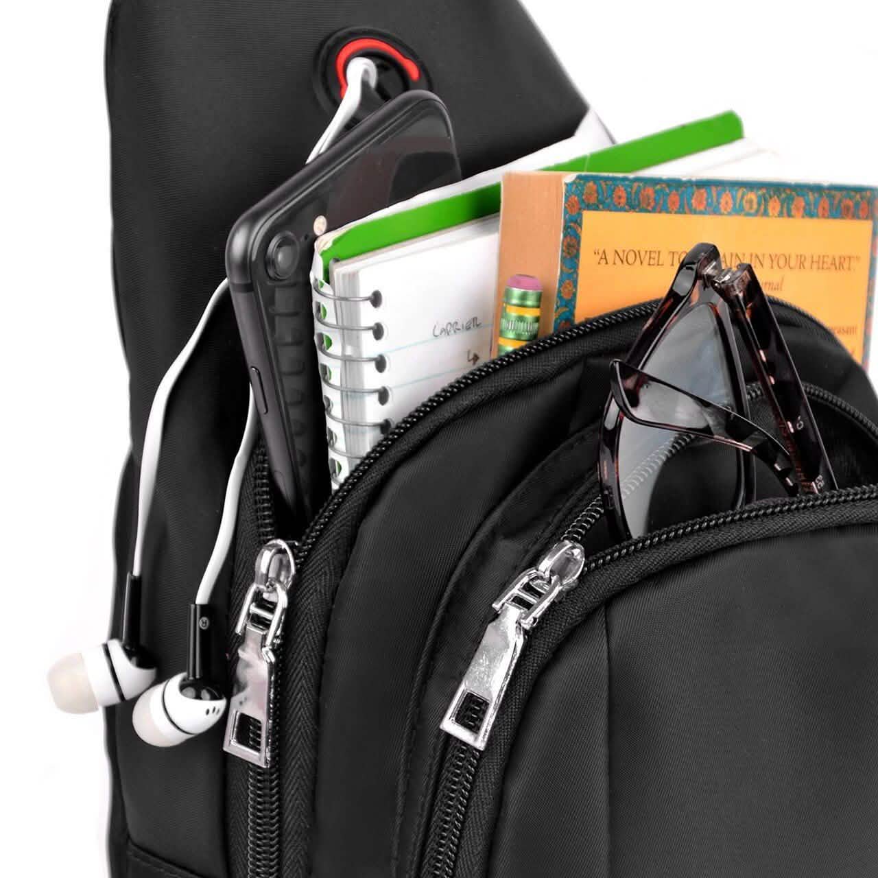 Black Crossbody Shoulder Sling Bag Bags & Travel - DailySale