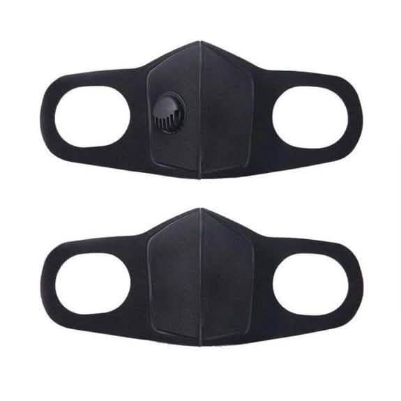 Black Face Mask with Filter Wellness & Fitness - DailySale