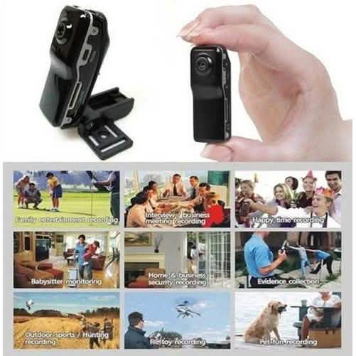 Black Sports Video Camera Mini DVR Camera Cameras & Drones - DailySale
