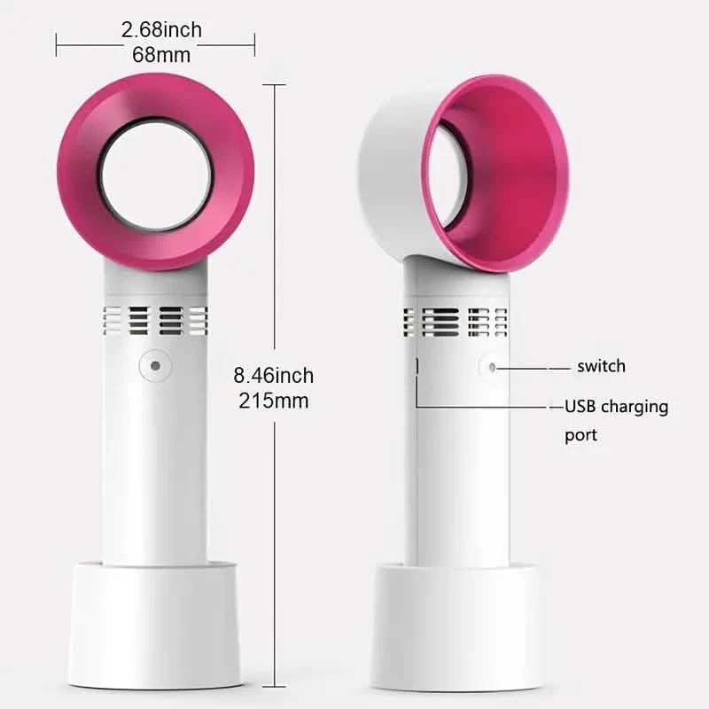 Bladeless Handheld Fan for Eyelash Extension Beauty & Personal Care - DailySale