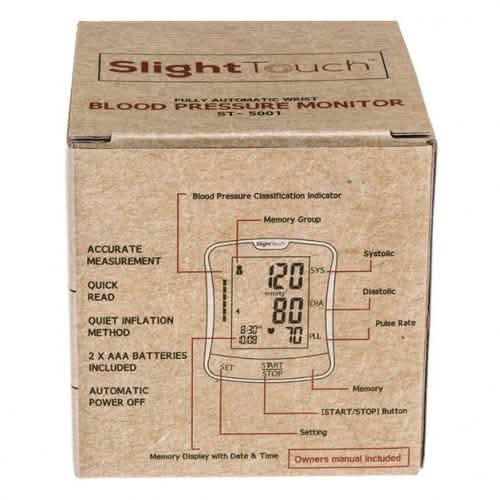 Blood Pressure Wrist Monitor with Large LCD Display Wellness - DailySale