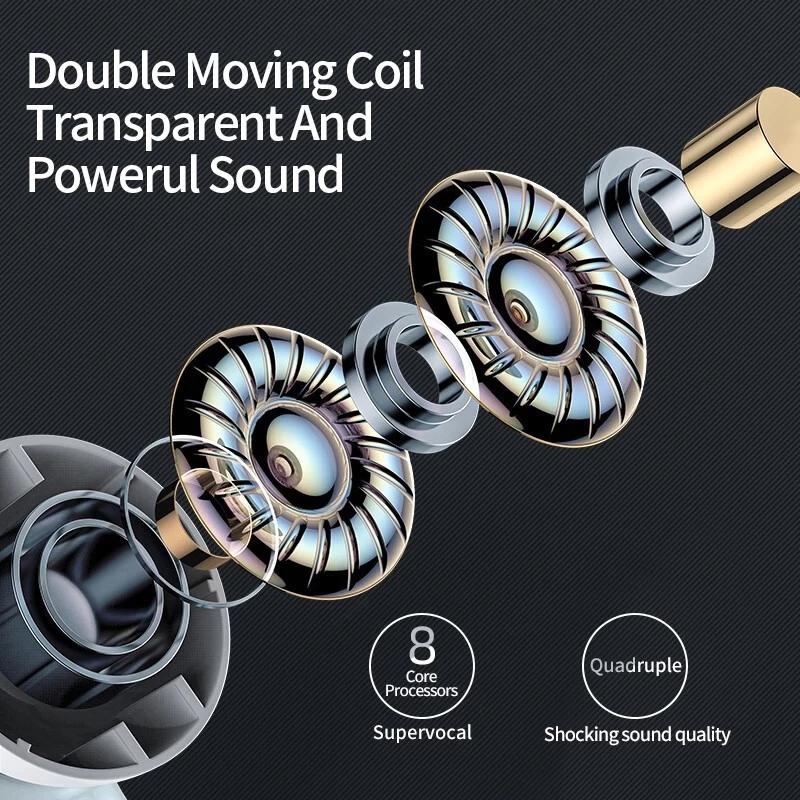 Bluetooth 5.0 True Wireless Earbuds with Charging Box Headphones & Audio - DailySale