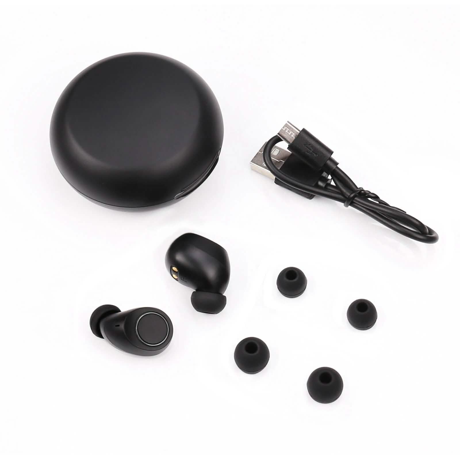 Bluetooth 5.0 Wireless Headset Deep Bass Stereo Earbuds LCD Power Display Headphones - DailySale