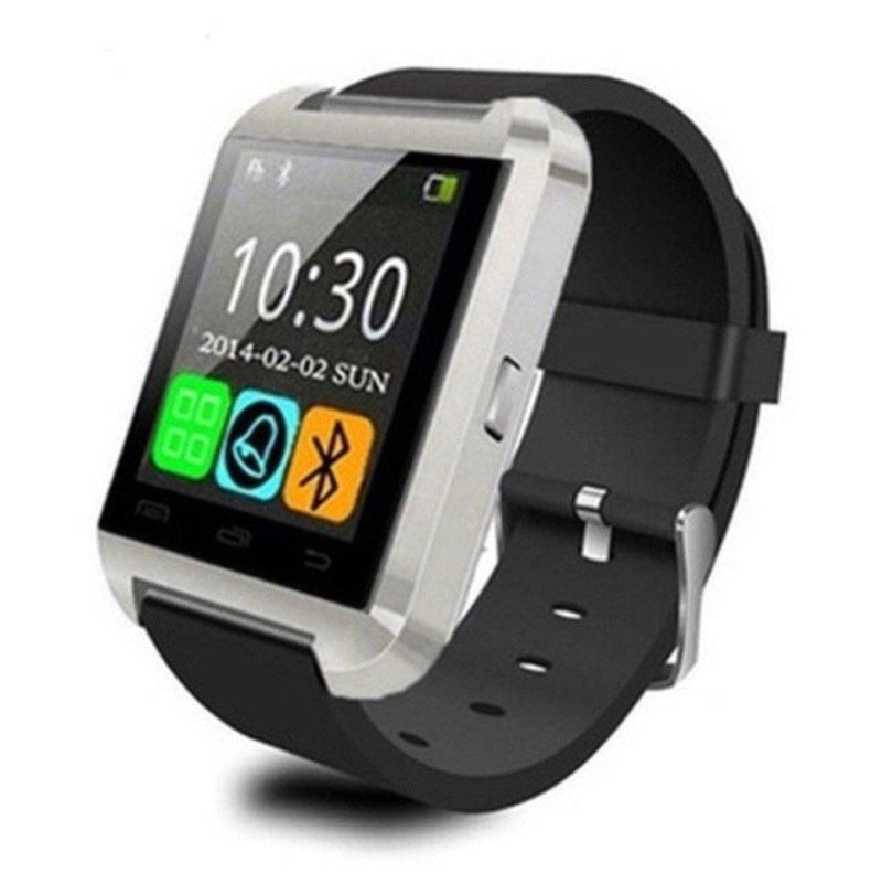 Bluetooth Smart Watch with Phone Pairing, Pedometer, Sleep Monitoring & More Gadgets & Accessories Silver - DailySale