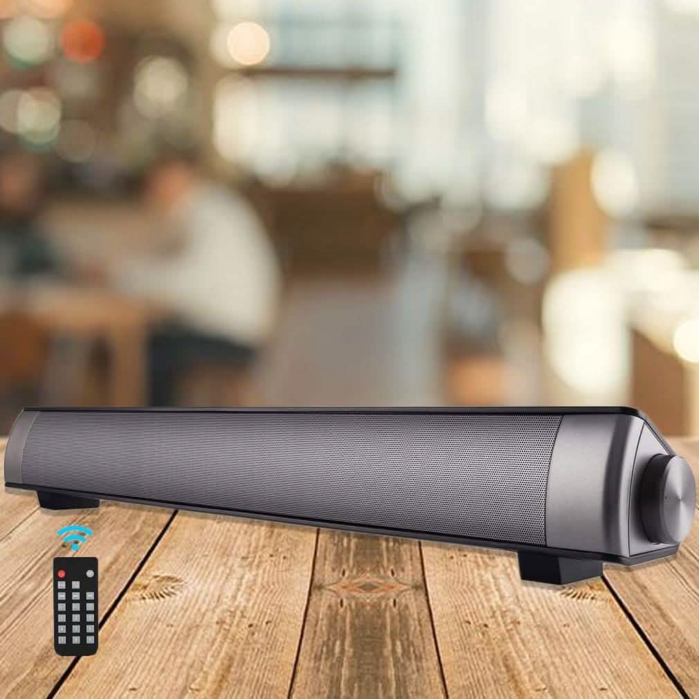 Bluetooth Sound Bar Wired and Wireless Mini Home Theater Audio Headphones & Speakers - DailySale