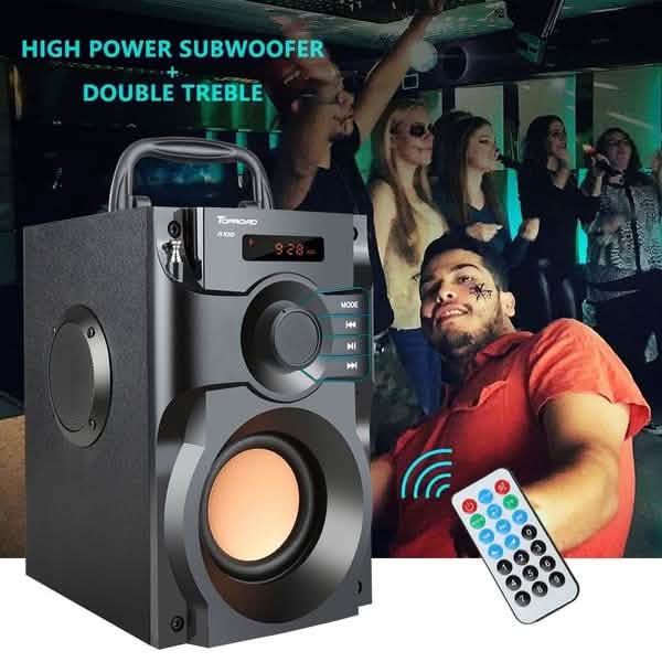 Bluetooth Speaker Super Bass Subwoofer Speakers - DailySale