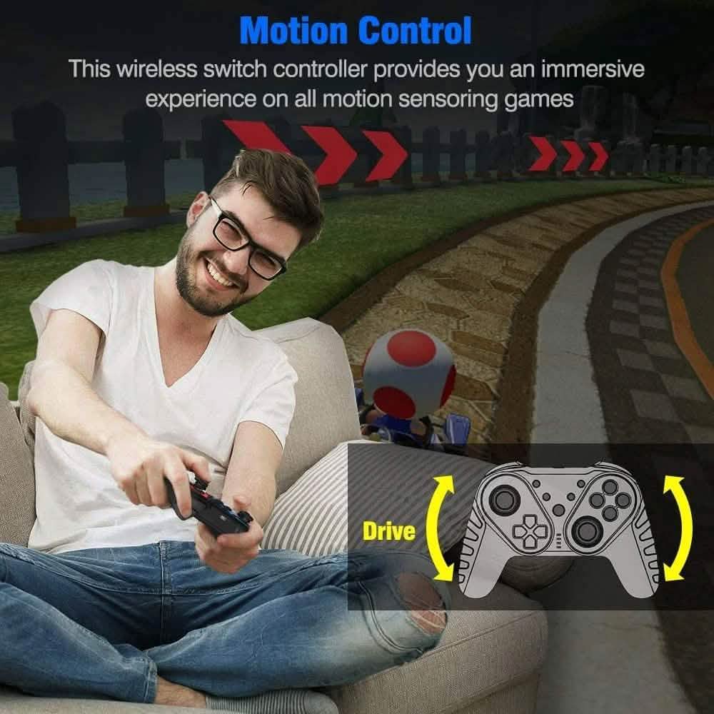 Bluetooth Switch Pro Controller for Nintendo Video Games & Consoles - DailySale