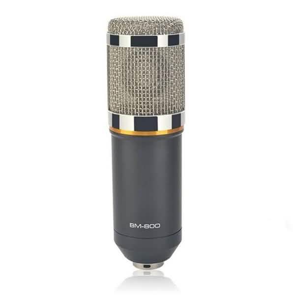 BM800 Professional Condenser Microphone Headphones & Audio Silver - DailySale