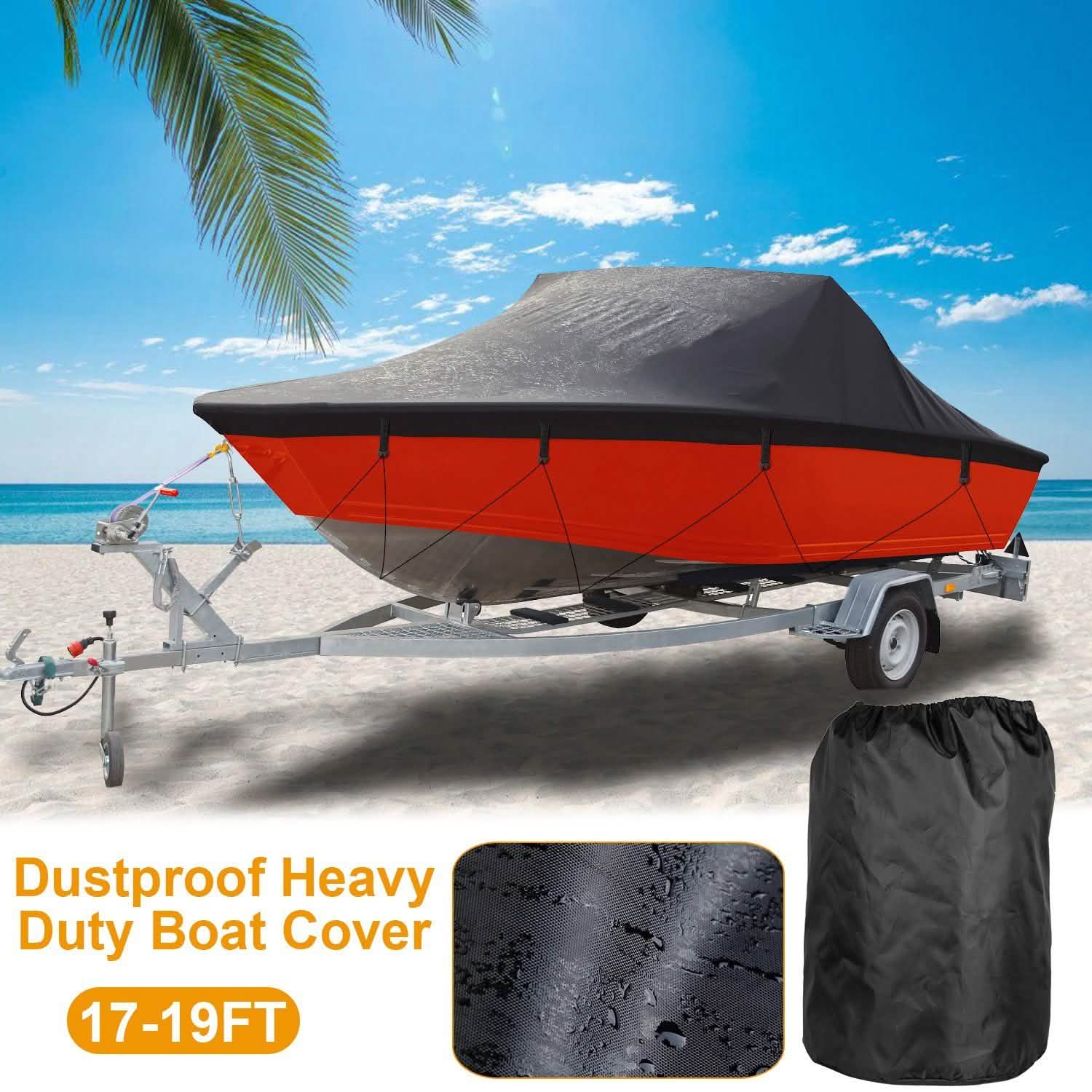 Boat Cover 210D Waterproof Dustproof Trailerable Boat Protector Everything Else - DailySale