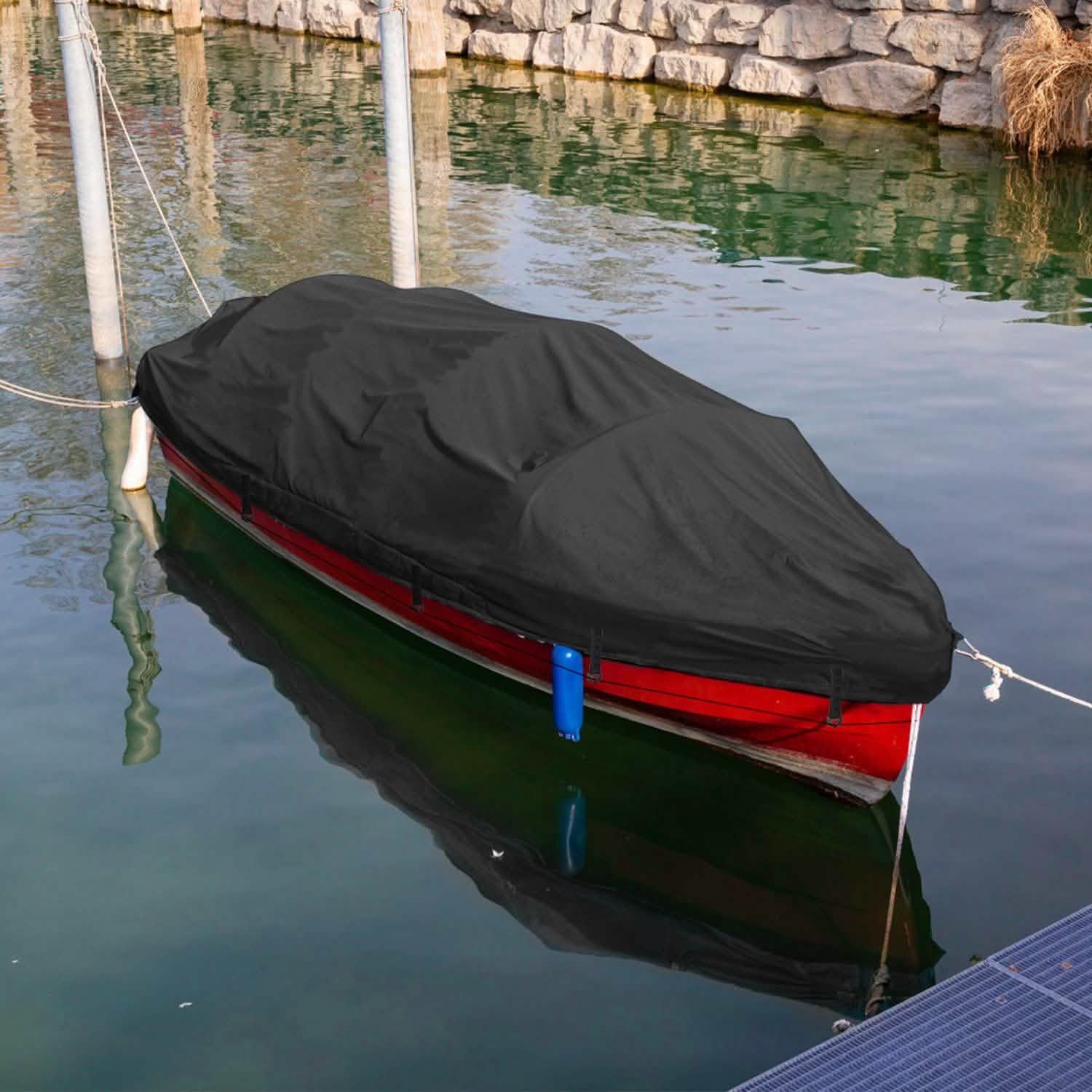 Boat Cover 210D Waterproof Dustproof Trailerable Boat Protector Everything Else - DailySale