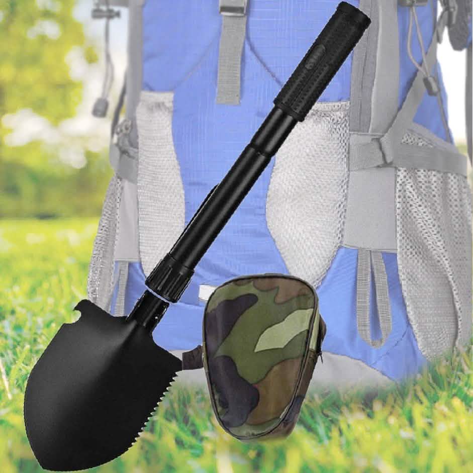 BoBKY - Multifunction Folding Military Shovel With Carrying Bag Sports & Outdoors - DailySale