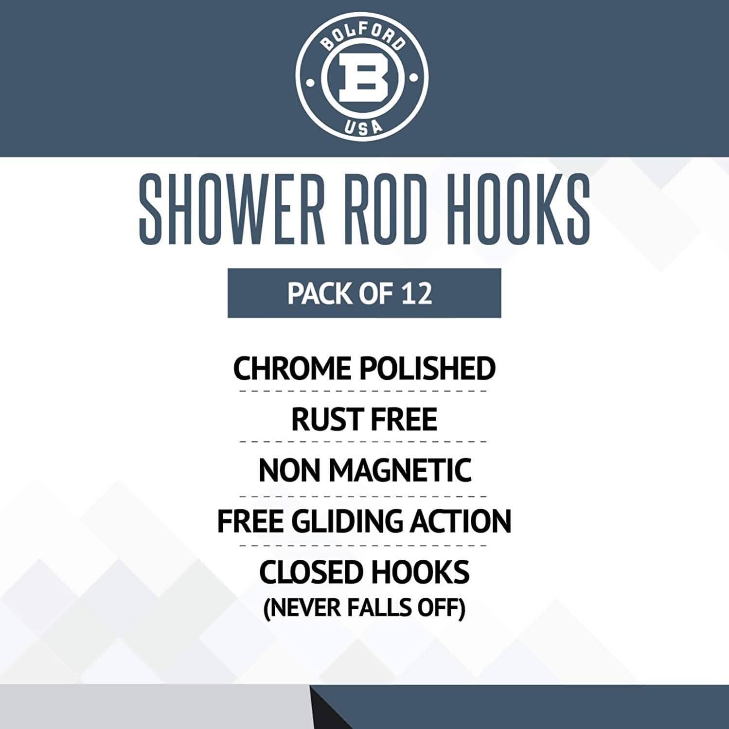 Bolford Shower Curtain & Rod Set Home Essentials - DailySale