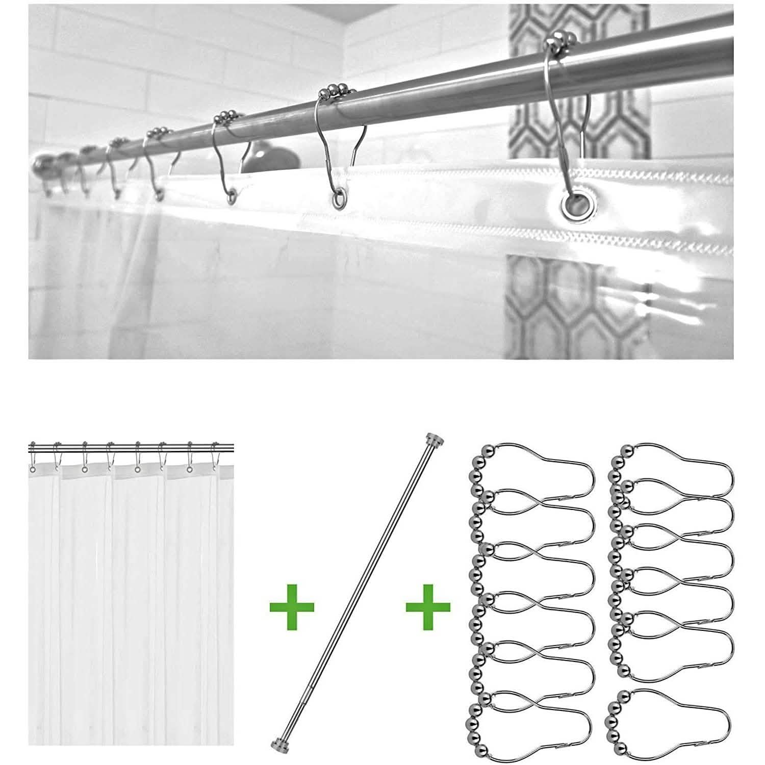 Bolford Shower Curtain & Rod Set Home Essentials - DailySale