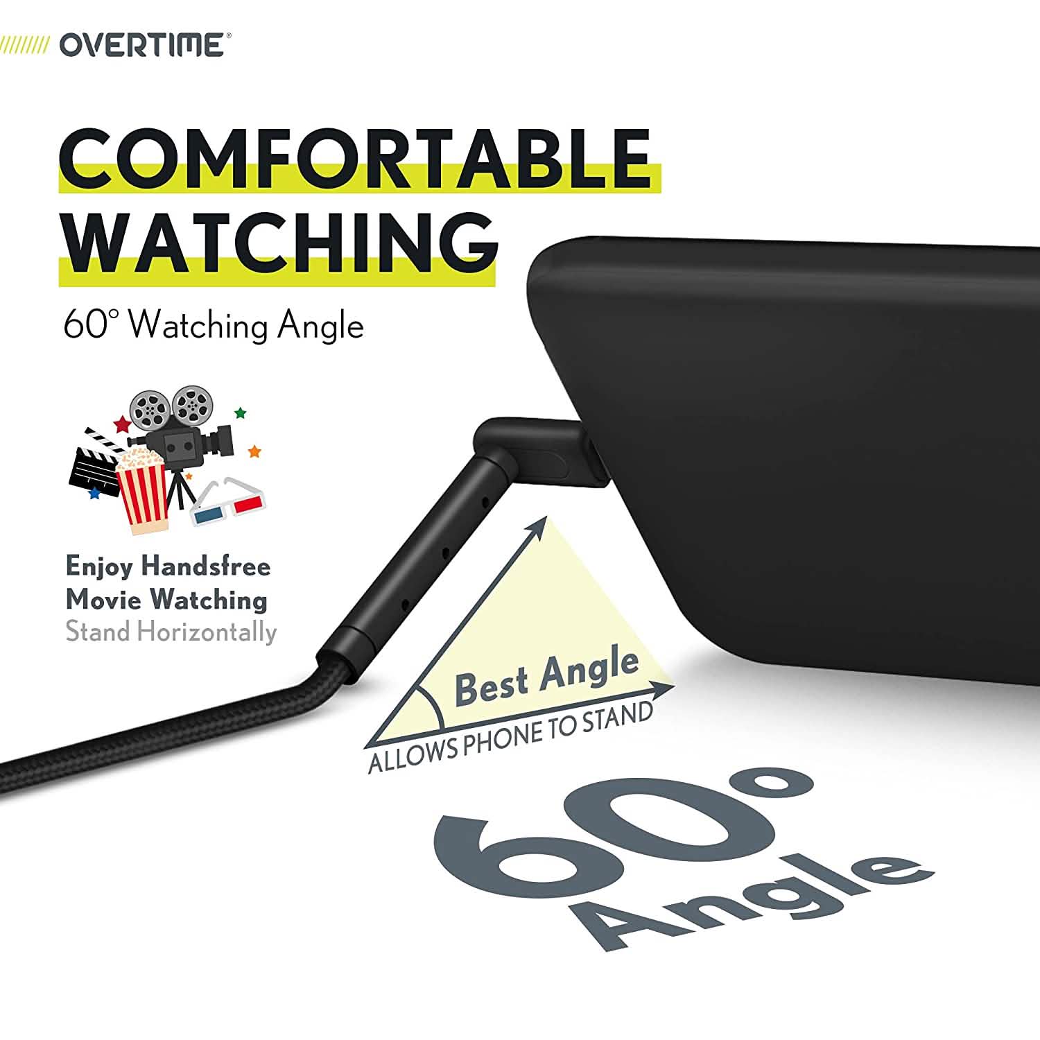 Braided Nylon High Speed Micro USB 90 Degree Charging Cable Mobile Accessories - DailySale