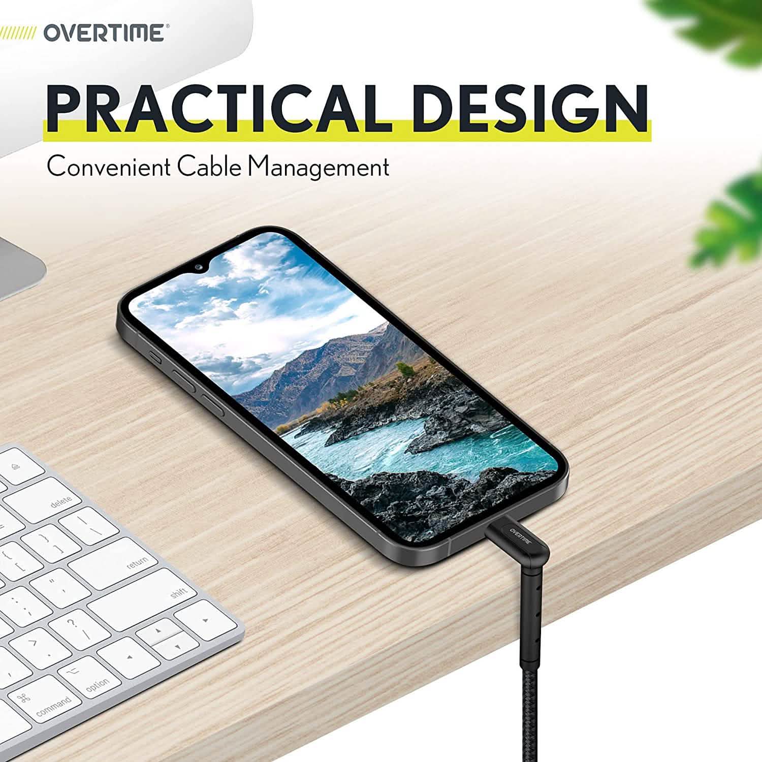 Braided Nylon High Speed Micro USB 90 Degree Charging Cable Mobile Accessories - DailySale