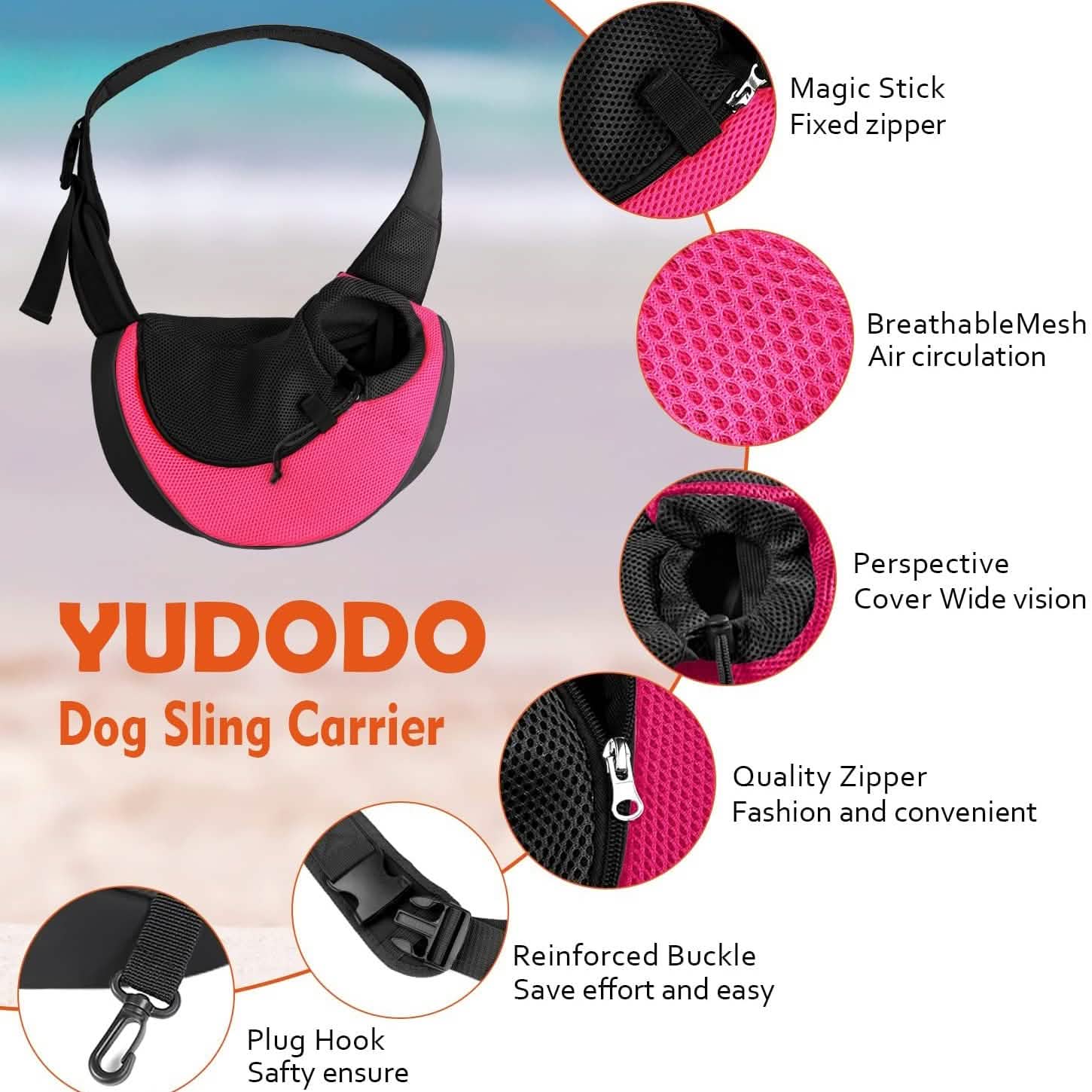 Breathable Mesh Travel Safe Sling Bag Carrier for Pets Pet Supplies - DailySale