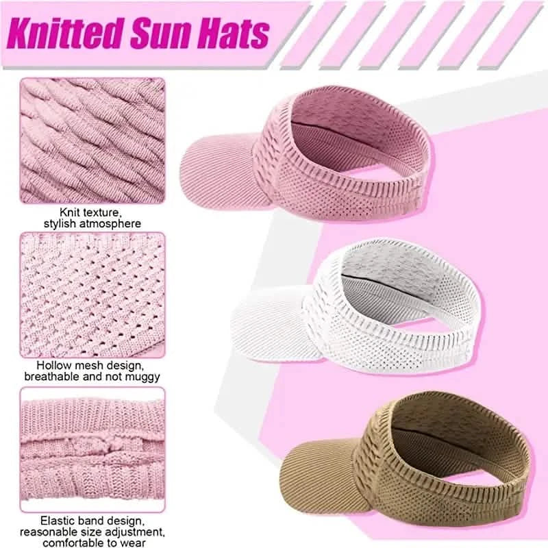 Breathable Sun Visor Cap for Outdoor Sports Women's Shoes & Accessories - DailySale