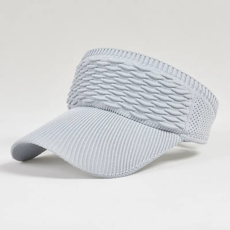 Breathable Sun Visor Cap for Outdoor Sports Women's Shoes & Accessories Gray - DailySale