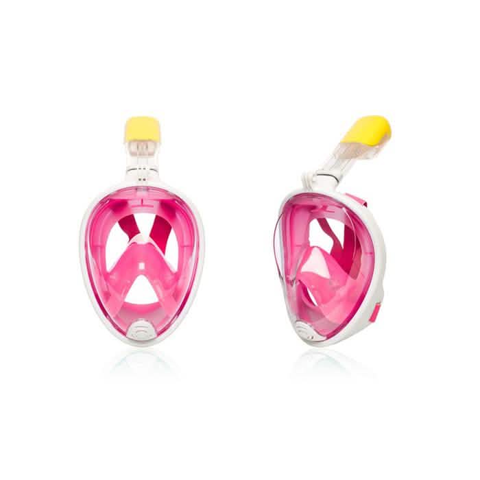 Breathefree GoPro Compatible Snorkel and Scuba Mask Sports & Outdoors Pink S/M - DailySale
